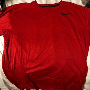 Red Nike Dri-Fit